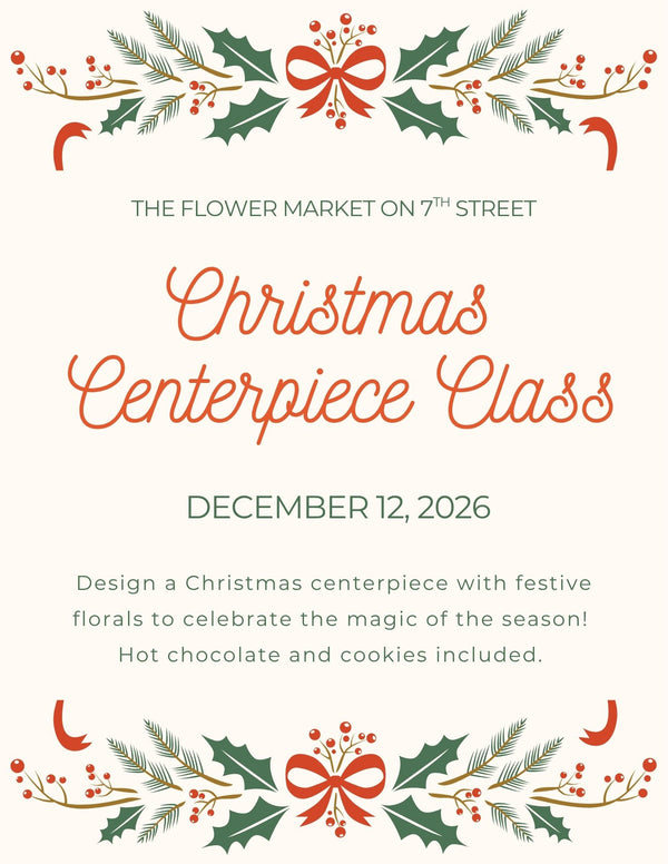 Christmas Centerpiece Class | December 12th, 2026  (1-2:30 pm)