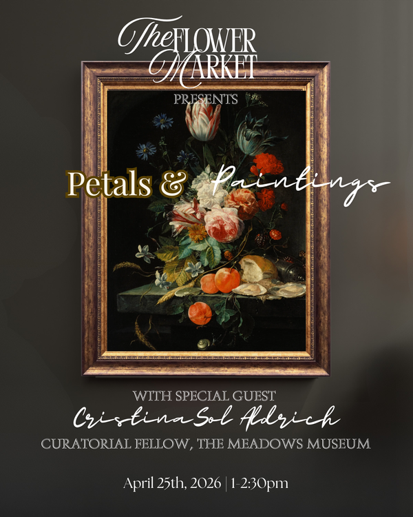 Wine + Design: Petals & Paintings  | April 25th, 2026 (1-3pm)